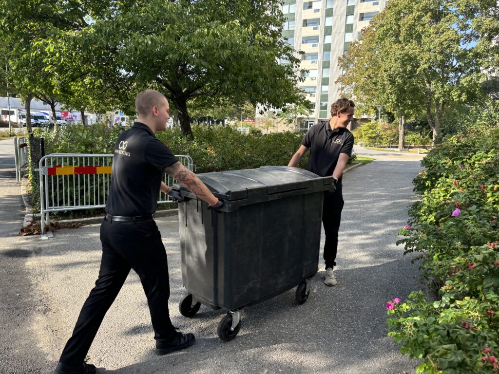 Bortforsling och sortering av grovavfall
